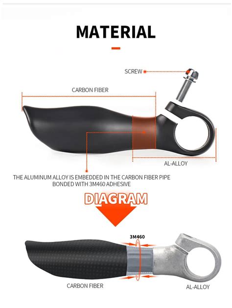 Buy Toseek Mtb Bar Ends Carbon Online