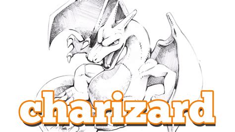 Charizard Pencil Drawing