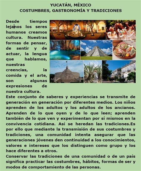 TOMi digital YUCATÁN MÉXICO COSTUMBRES GASTRONOMÍA Y TRADICIONES