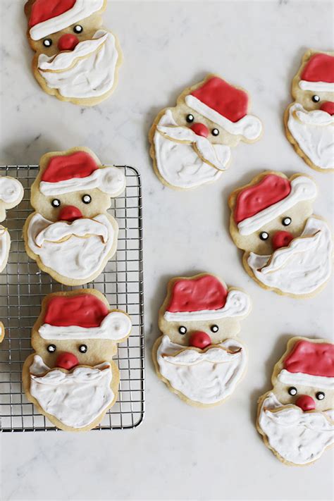 Best Ever Santa Claus Sugar Cookies