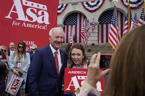 Asa Hutchinson Formally Launches 2024 Campaign In Arkansas