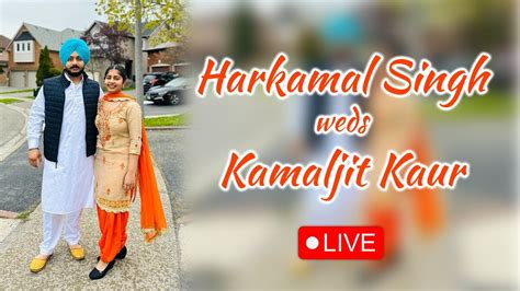 Live Wedding Harkamal Singh And Kamaljit Kaur By Luckylive Studio