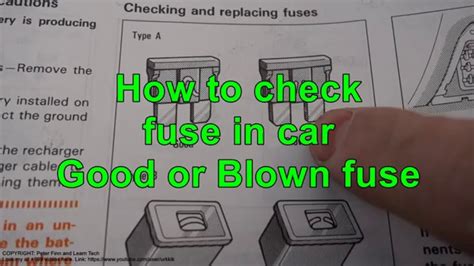 How To Check Fuse In Car Good Or Blown Fuse Youtube