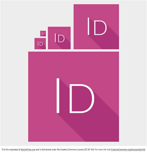 Free Vector Indesign Icons