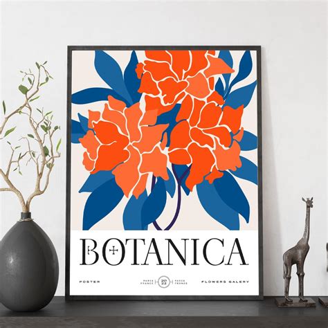 Nacnic Affiche Avec Des Fleurs Et Des Plantes Clous De Girofle