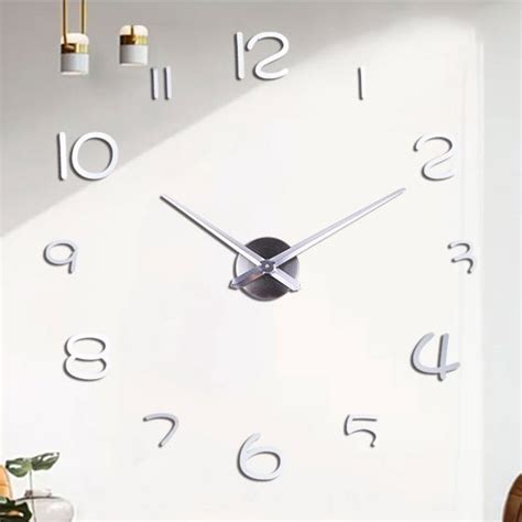 Jual Jam Dinding Besar Ukuran Jumbo DIY Giant Wall Clock Model Korean