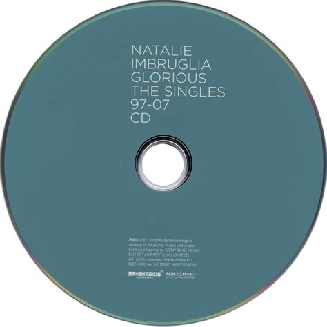 Car Tula Cd De Natalie Imbruglia Glorious The Singles 97 07 Portada