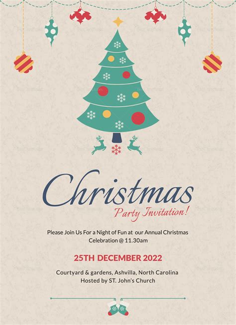 Free downloadable templates for christmas invitations - fadservice