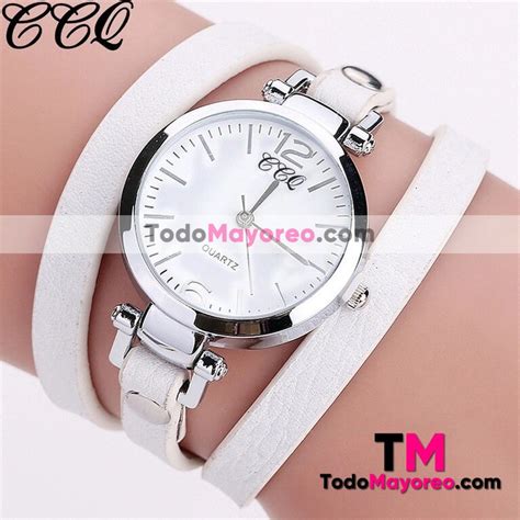 Reloj Pulsera Minimalista Blanco Extensible Piel Sint Tica Blanca R