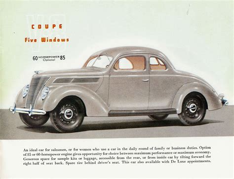 1937 Ford Full Line Brochure