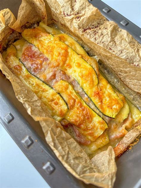 Zucchini Lasagna Loaf With Prosciutto And Mozzarella Recipe