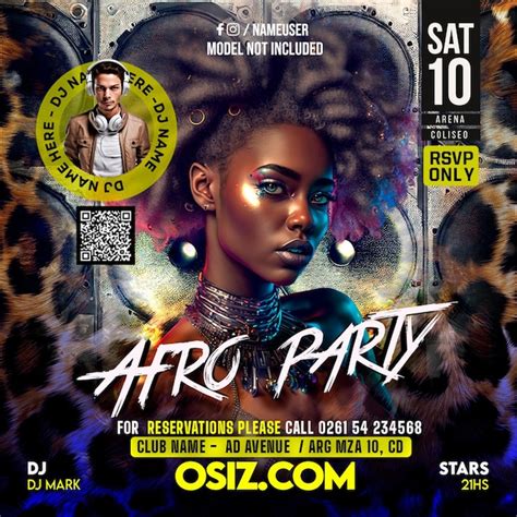 Premium Psd Afro Party