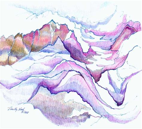 Mountain Pictures: Mountains Sketch