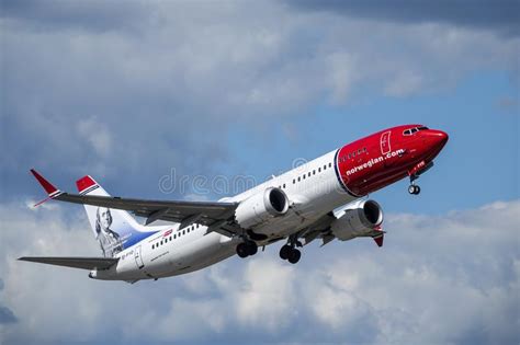 Norwegian Air Shuttle Asa Boeing 737 Max 8 Take Off Editorial Stock