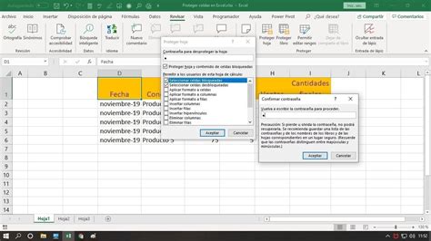 Proteger F Rmulas Excel Bloquear Celdas En Hojas De C Lculo