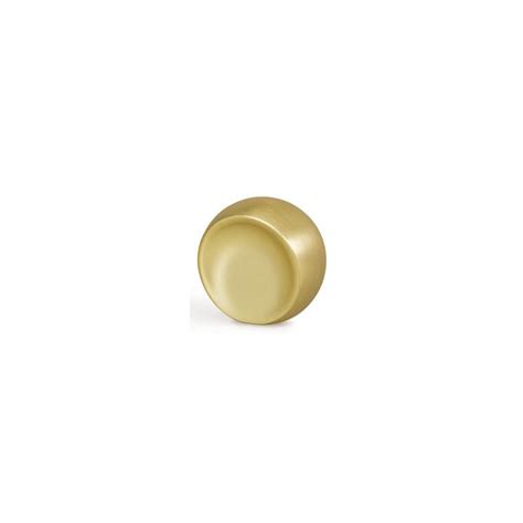 POMO BALL 0374 LATON CEPILLADO 29MM Todomadera