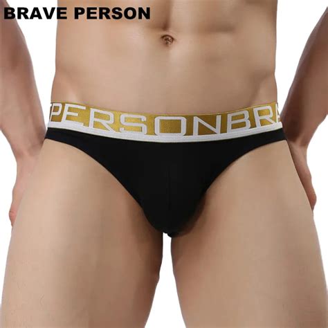 BRAVE PERSON Men S Hollow Rear Bikini Briefs