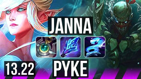 JANNA Varus Vs PYKE Ezreal SUP Comeback 69 Winrate BR