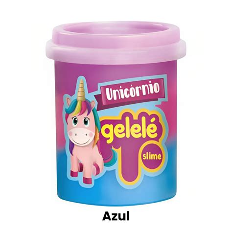 Massa Slime Gelele Unicornio 152g Doce Brinquedo Artes E Formas