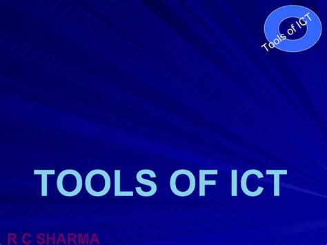 Tools Of Ict Ppt