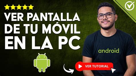 Cómo VER PANTALLA del CELULAR en PC Ver y Controlar el Teléfono con