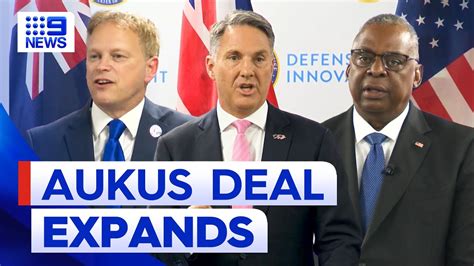 Second Pillar Of Aukus Agreement Has Been Unveiled 9 News Australia