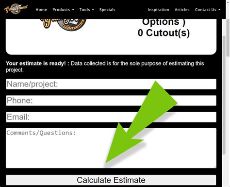 Granite Countertop Calculator Cost At Christy Friedman Blog