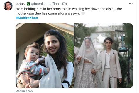 Netizens Gets Emotional By Mahira Khan Bond With Her Son On The Wedding Day