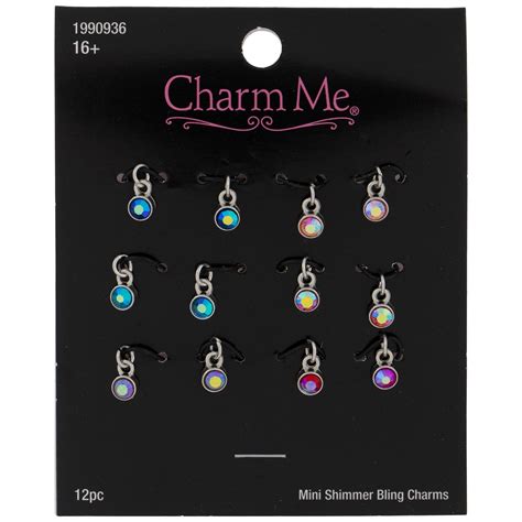 Mini Iridescent Rhinestone Charms Hobby Lobby 1990936