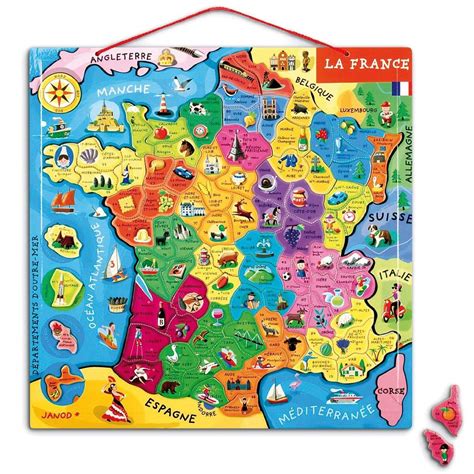 Puzzle Carte De France Magn Tique My Blog