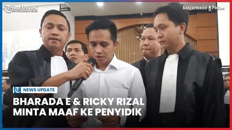 Bharada E Ricky Rizal Minta Maaf Ke Penyidik Polres Jaksel Karena