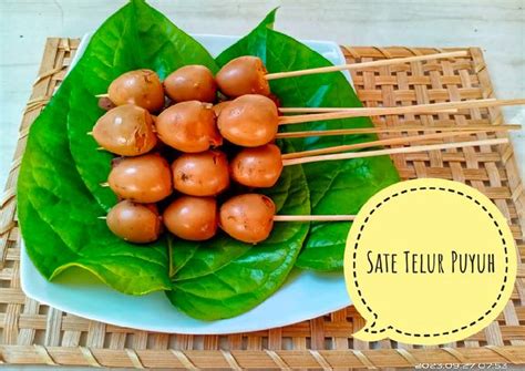 Resep Sate Telur Puyuh Oleh Aang Hudaya Cookpad