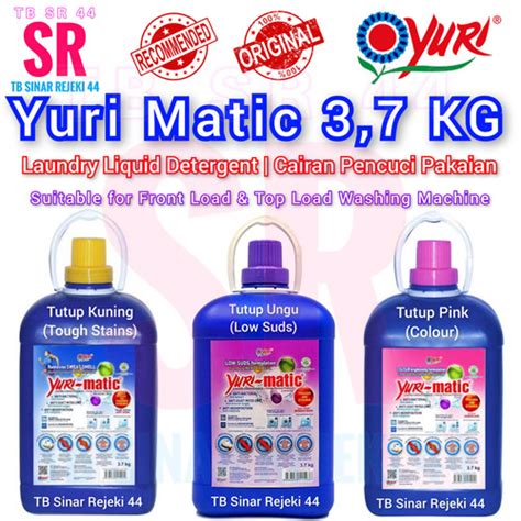 Jual Yuri Matic Romantic Blue Jerigen 3 7 KG Tough Stains Detergent