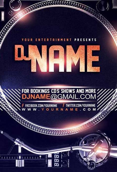 Dj Flyer Template Free