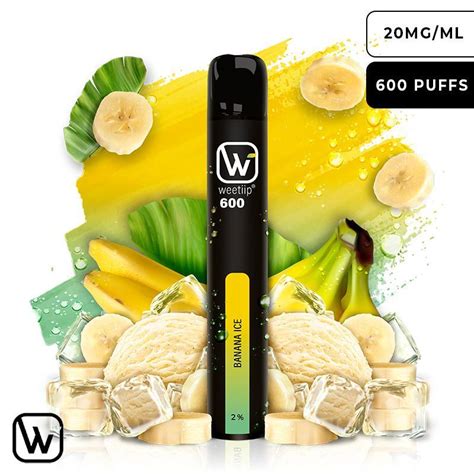 Vaper Desechable Banana Ice By Weetiip La Casa Del Pod