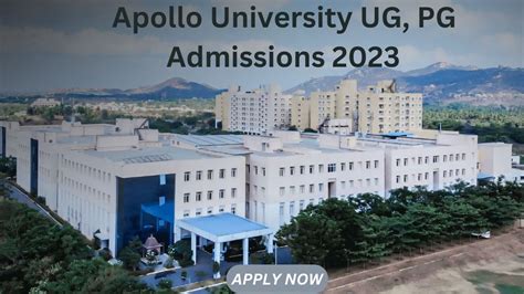 Apollo University Admissions 2023 Started For Ug And Pg Apply Now