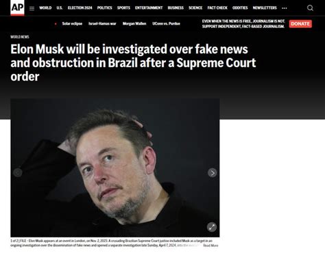 Elon Musk Of X Formerly Twitter Is Being Investigated By The