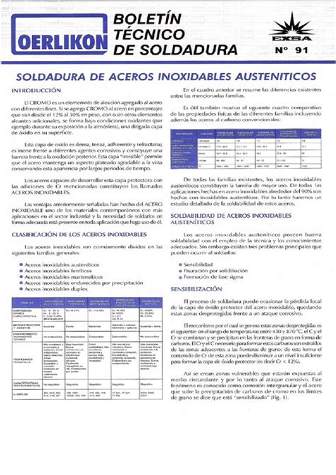 Pdf Bol Soldadura En Aceros Inoxidables Austeniticos Dokumen Tips