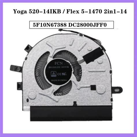 Cpu Cooling Fan Heatsink For Lenovo Ideapad Yoga Ikb Flex