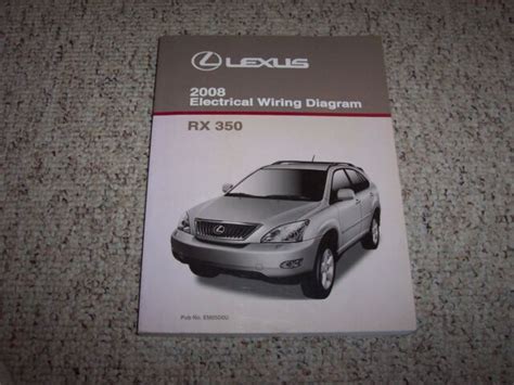 2008 Lexus Rx350 Rx 350 Factory Original Electrical Wiring Diagram Manual Book Ebay