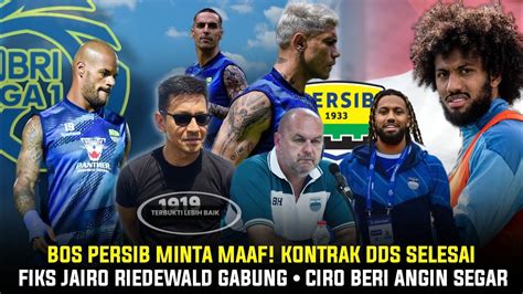 Waduh Manajemen Minta Maaf Kontrak Dds Selesaiciro Buat Bobotoh