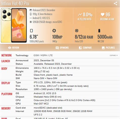 Ipartsexpert Original Lcd Hight Quality For Infinix Hot Pro X Display Lcd Touch