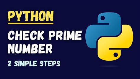 Check If Prime Number Python Tutorial For Beginners Coding Interview Questions And Answers