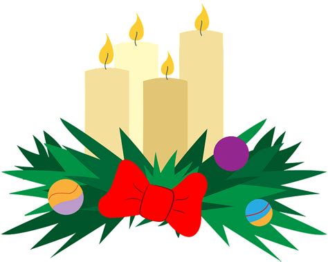 Advent candles clipart. Free download transparent .PNG | Creazilla