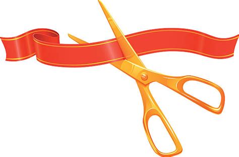 Best Cutting Ribbon Illustrations Royalty Free Vector Graphics And Clip