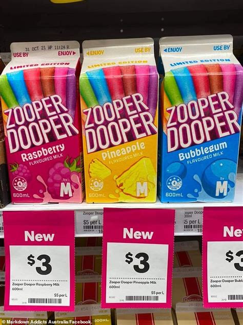 Zooper Dooper Milk Spotted On Shelves At Supermarkets With Three Iconic