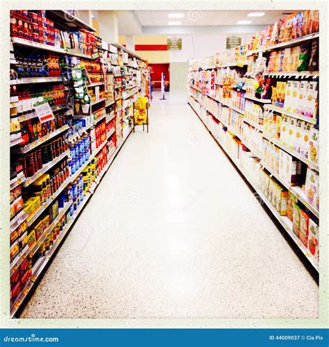 Supermarket Aisle Empty Editorial Image | CartoonDealer.com #20293222