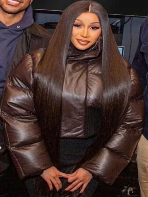 Cardi B Red Leather Jacket The Leatherz