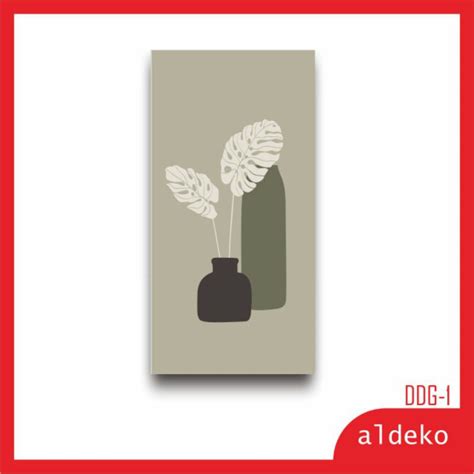 Jual ALDEKO Walldecor Hiasan Dinding Tanaman Abstrak DDG Shopee