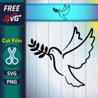 Peace Dove Svg Free Colombe Svg